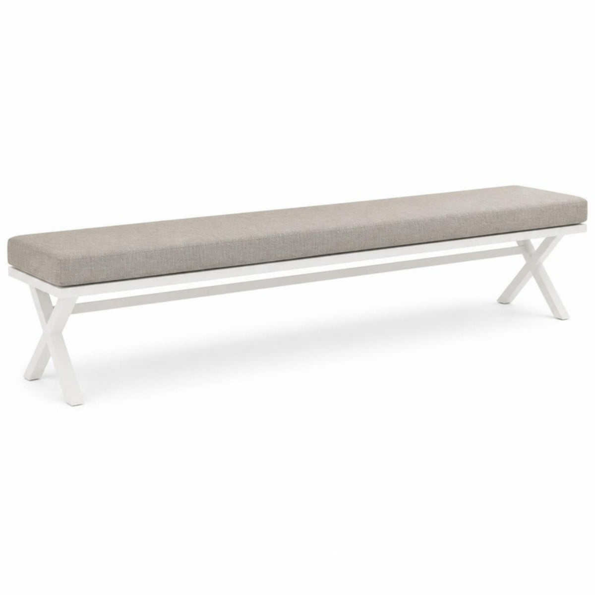 Alba Outdoor Dining Setting – Extension Table, 6 Pembroke Chairs & Alba Bench, Cocolea, , ,