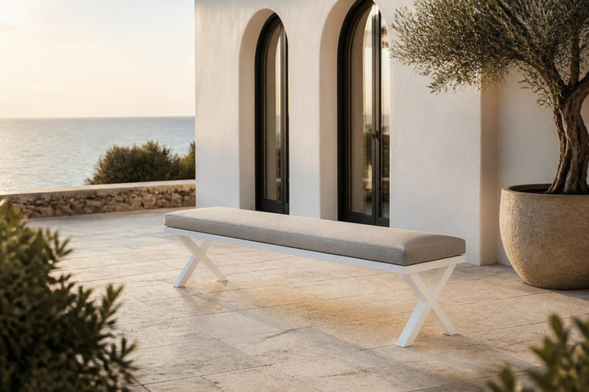Alba Outdoor Bench – 240cm, Cocolea, , ,