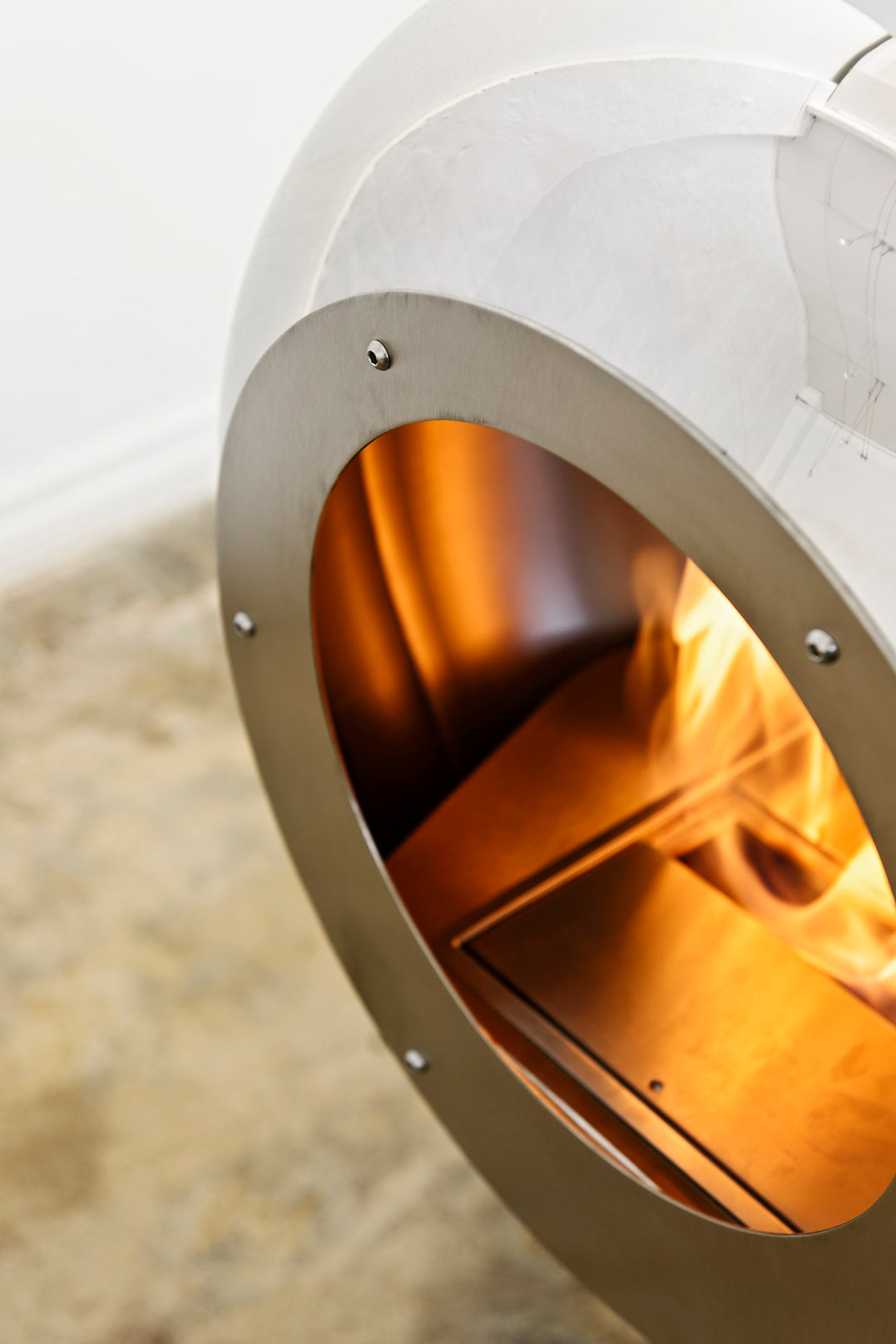 Cocoon Fires Vellum Wall-Mounted Stainless Steel - Ethanol Fireplace, Cocolea, , ,