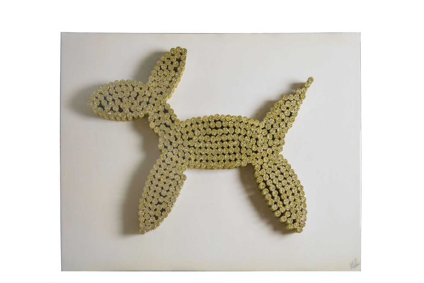 Illuminated Balloon Dog - Shot Gun Shells Collage by Karl SoCal, Cocolea, , ,