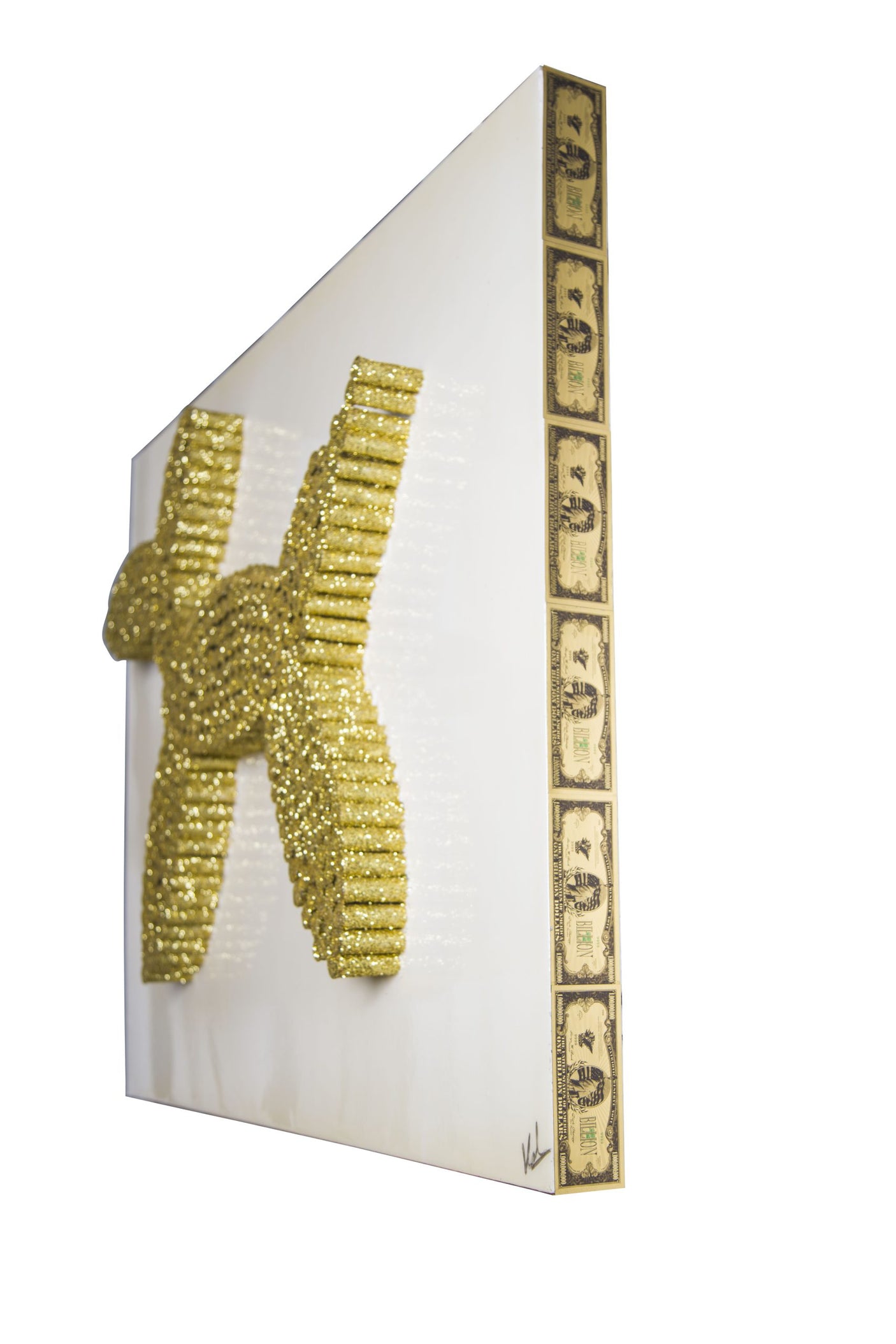 Illuminated Balloon Dog - Shot Gun Shells Collage by Karl SoCal, Cocolea, , ,