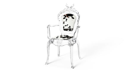Deer Sculpture Art Chair - white, Cocolea, , ,