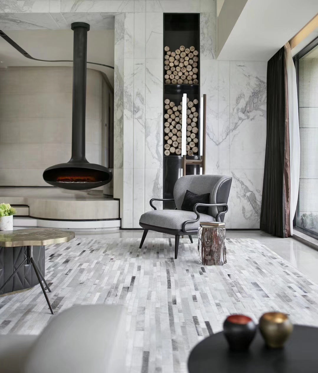 Wooden Round Stool, Cocolea, , ,