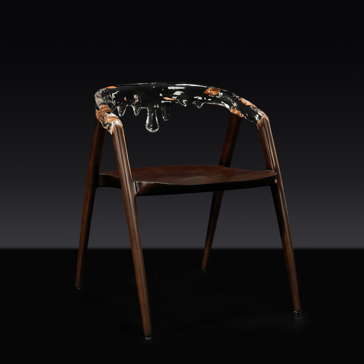 Dripping Chair (With Solid Wood), Cocolea, , ,