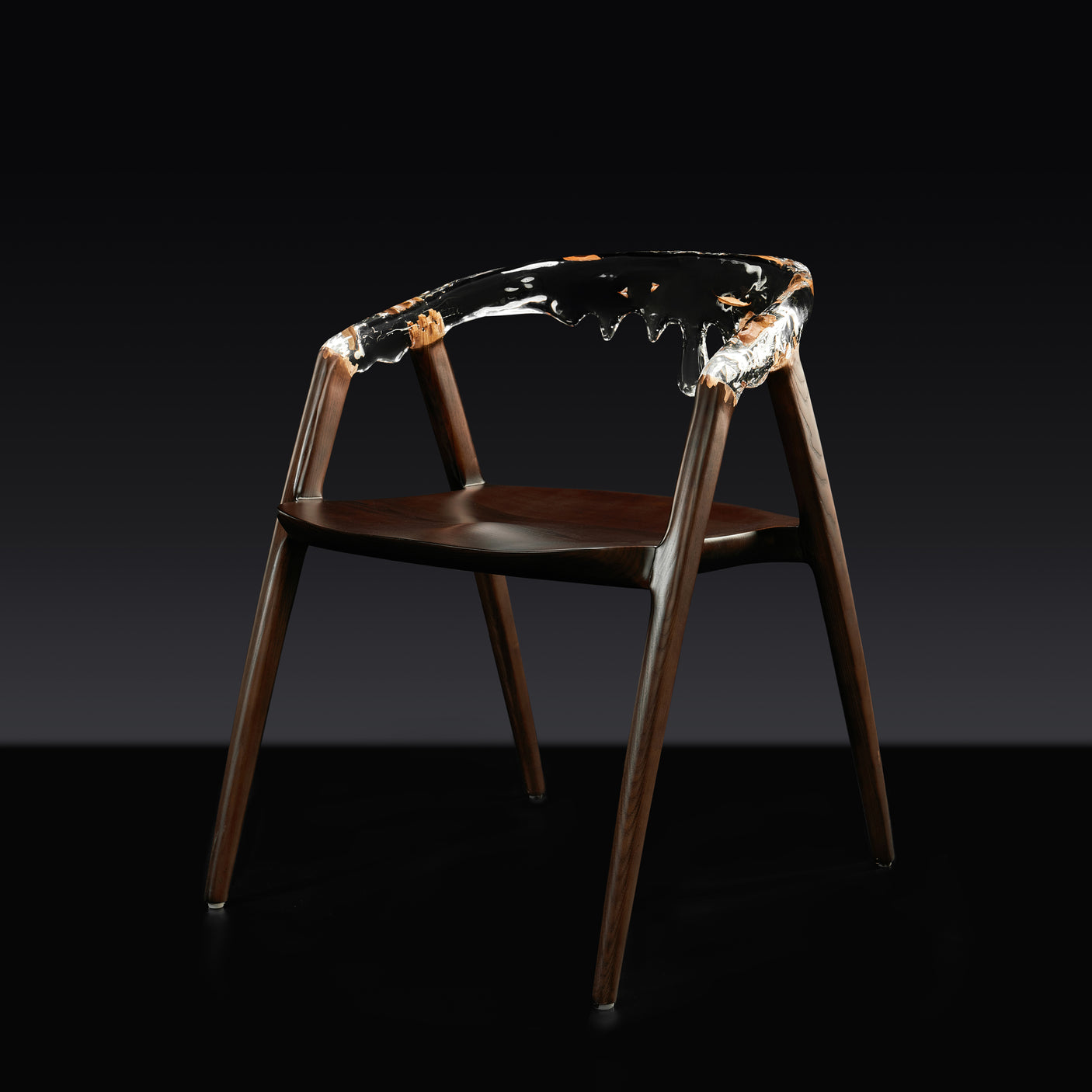 Dripping Chair (With Solid Wood), Cocolea, , ,