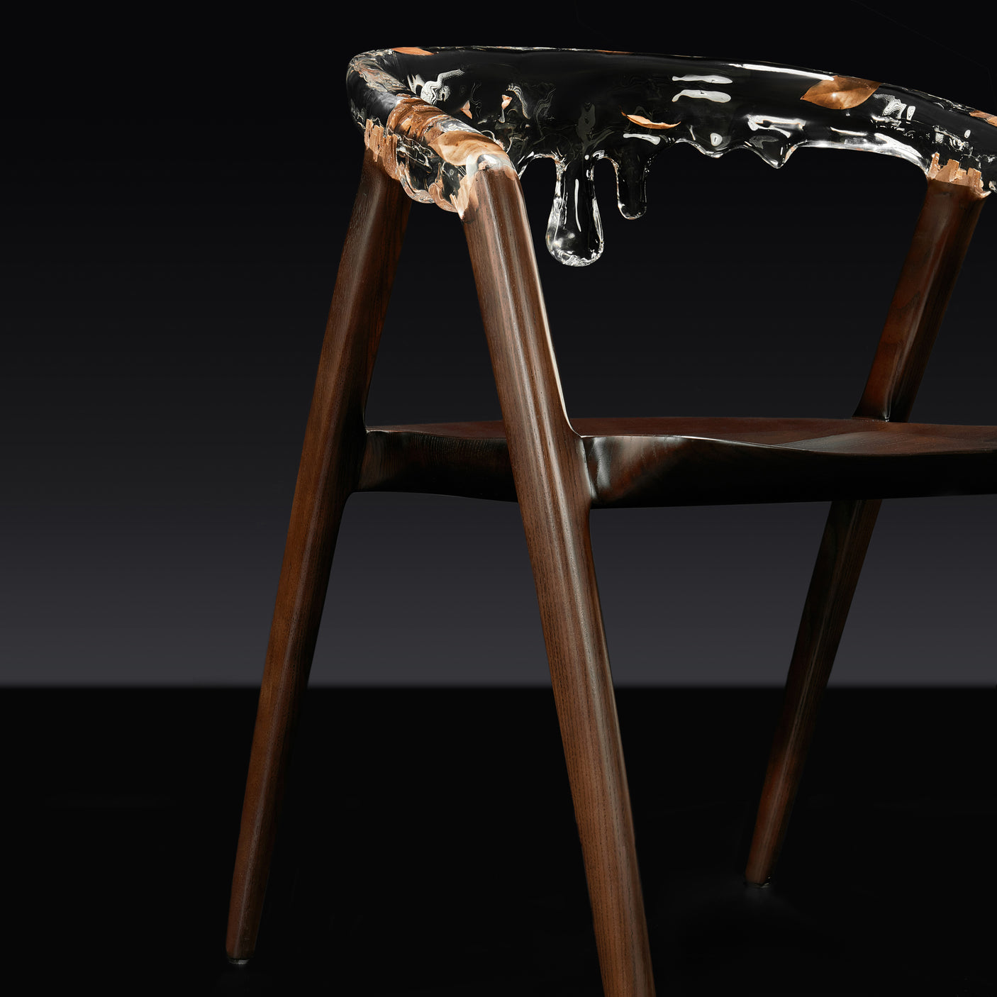 Dripping Chair (With Solid Wood), Cocolea, , ,