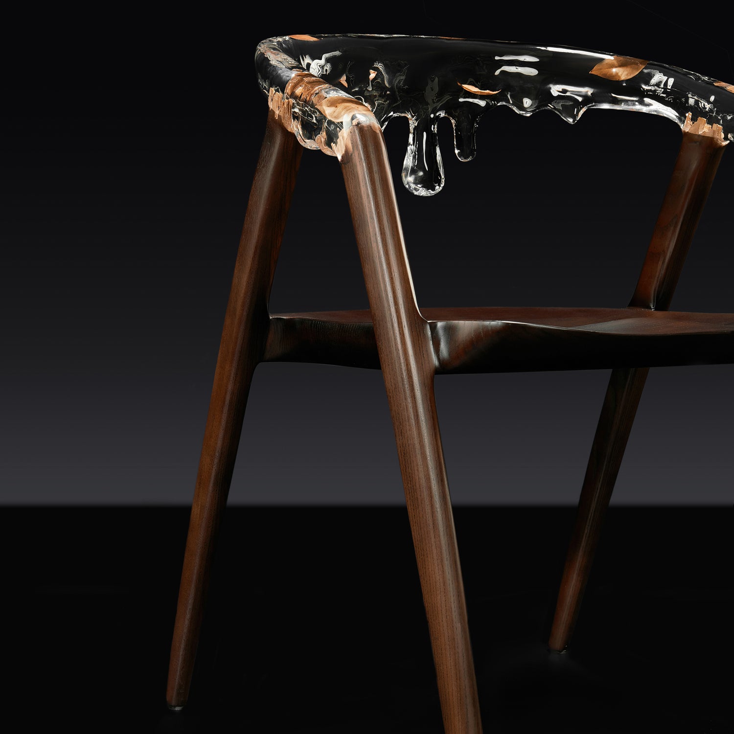 Dripping Chair (With Solid Wood), Cocolea, , ,