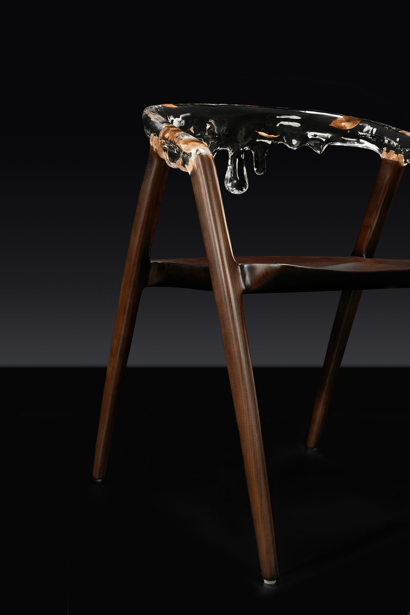 Dripping Chair (With Solid Wood), Cocolea, , ,