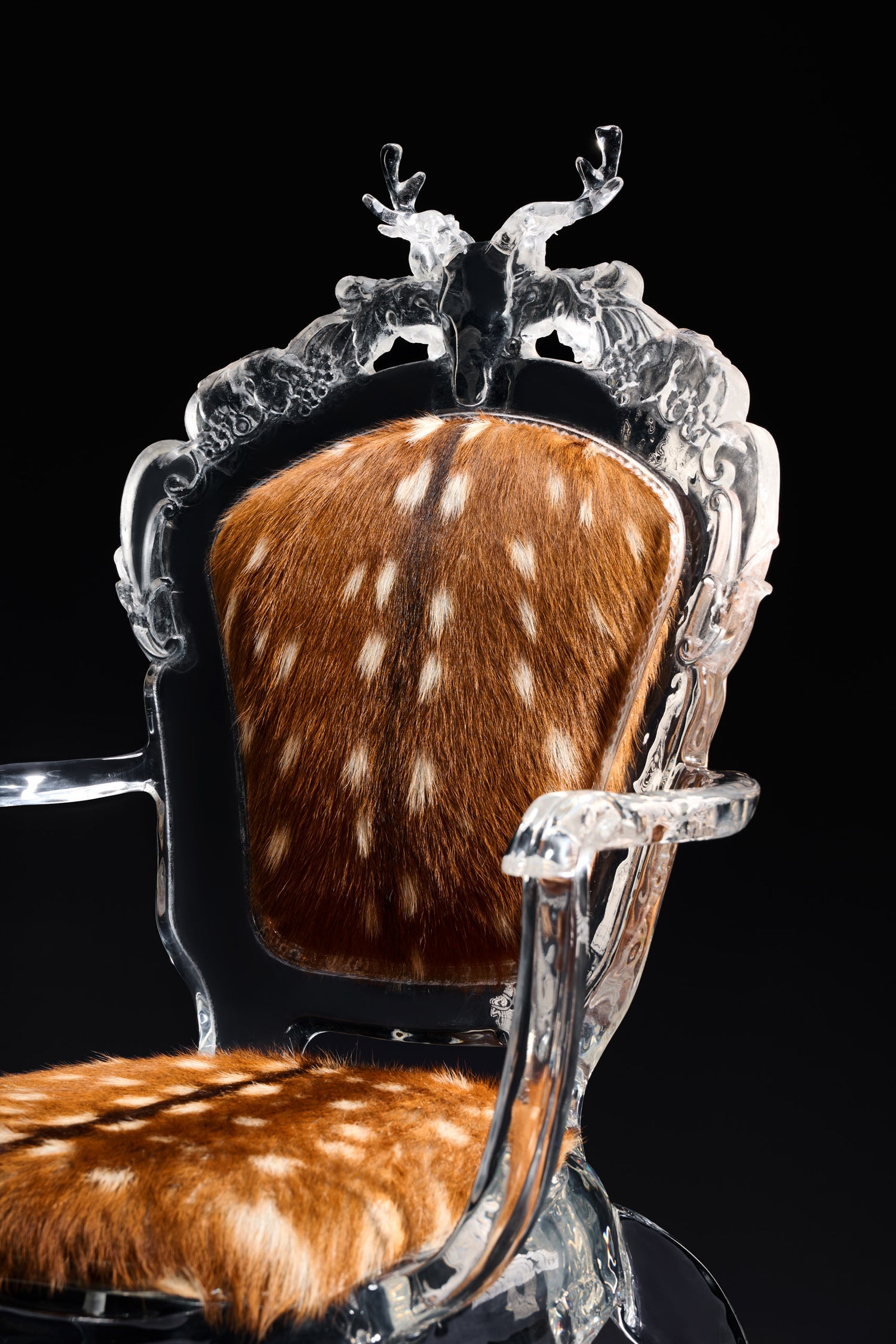 Deer Sculpture Art Chair - brown, Cocolea, , ,