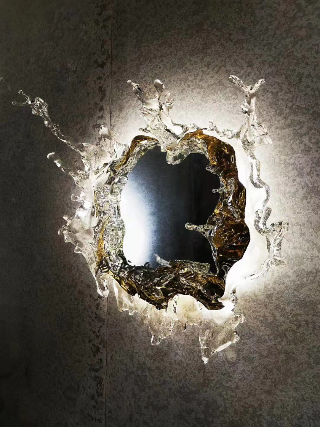 Celestial Water Mirror (GOLD WITH LED), Cocolea, , ,