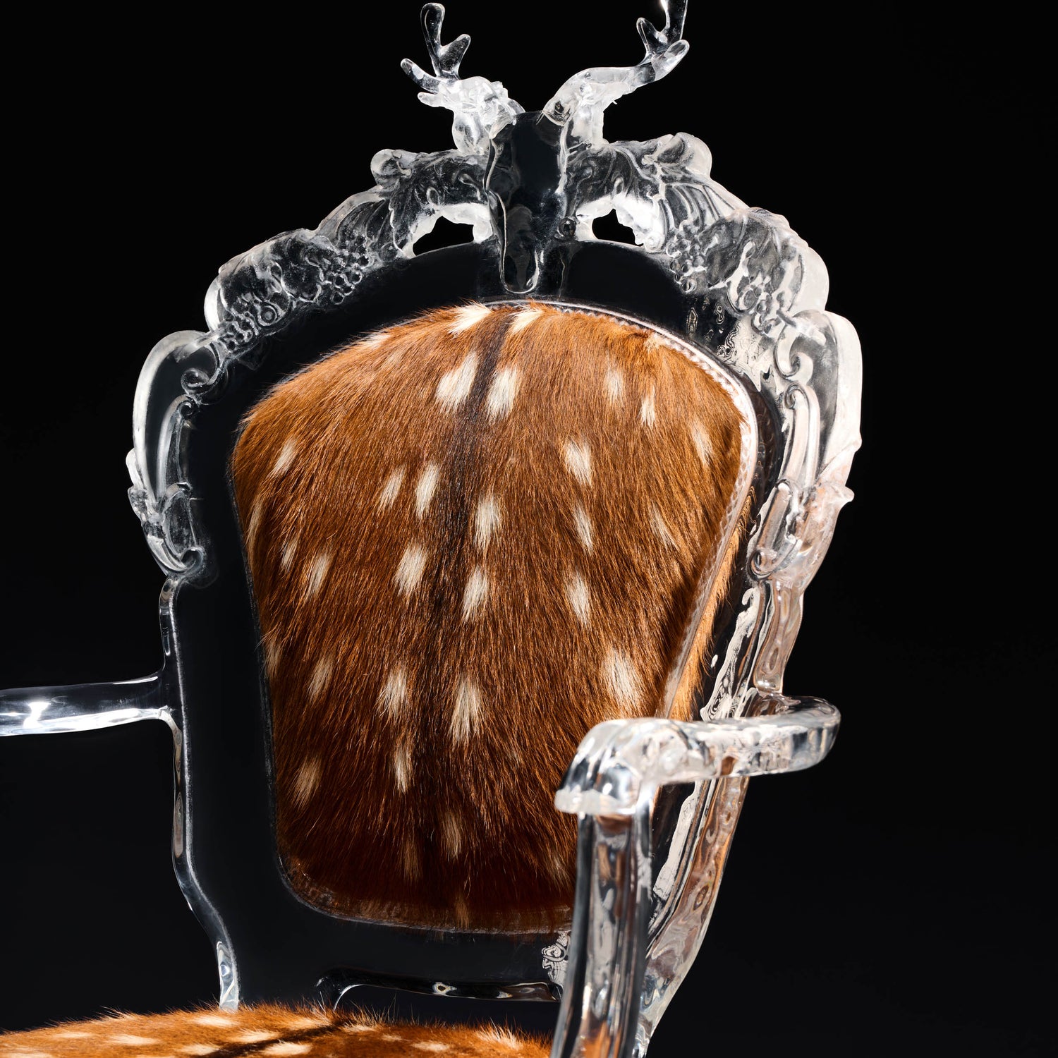 Deer Sculpture Art Chair - brown, Cocolea, , ,