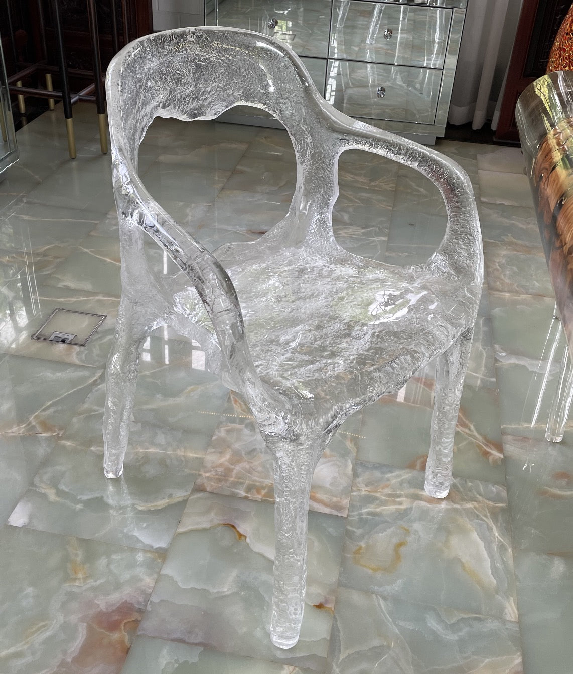 Stone Texture Chair(Transparent), Cocolea, , ,