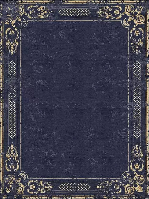 RUG ORNATE STUCCO DEEP BLUE, Cocolea, , ,