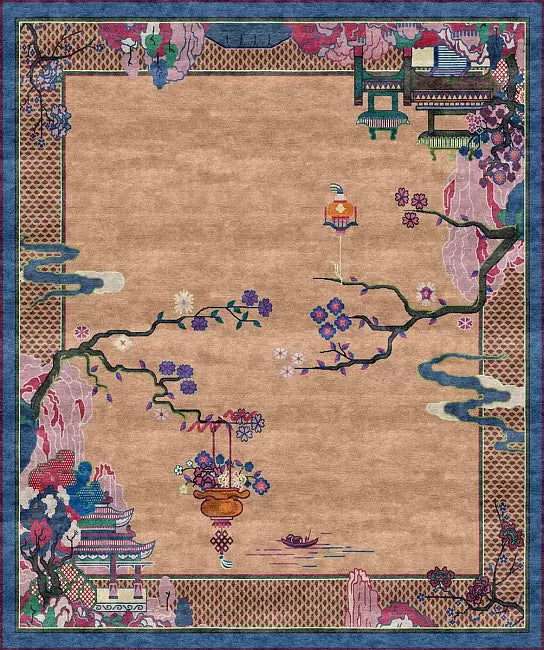 RUG RIVERHOUSE SPRING GARDEN, Cocolea, , ,