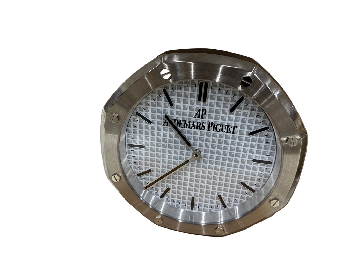 Stainless Steel Polished Minimalist Decorative Wall Clock | 35cm Quartz – Luxury Logo Style, Cocolea, , ,