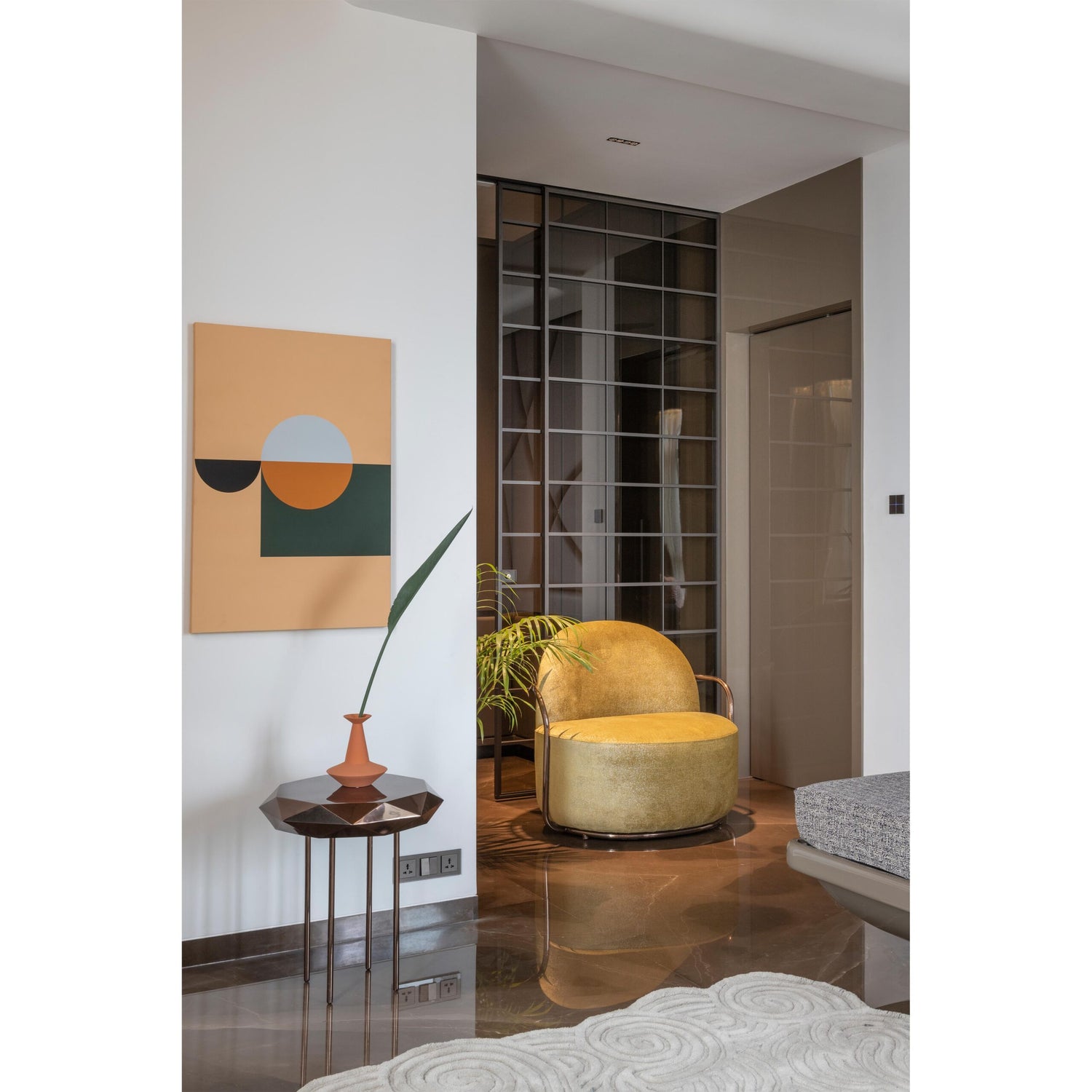 Orion Lounge Chair Gold Oro, Cocolea, , ,