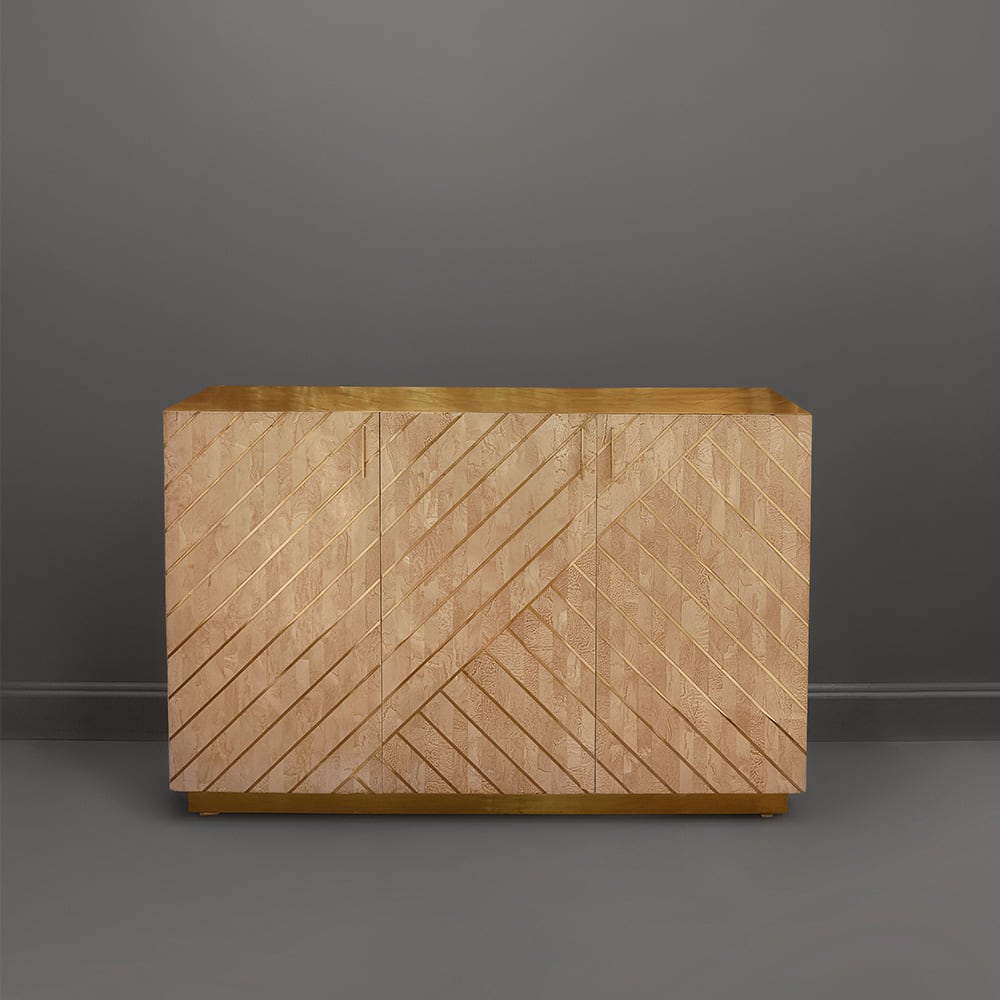 Nesso Sideboard Beige by Matteo Cibic, Scarlet Splendor, Cocolea