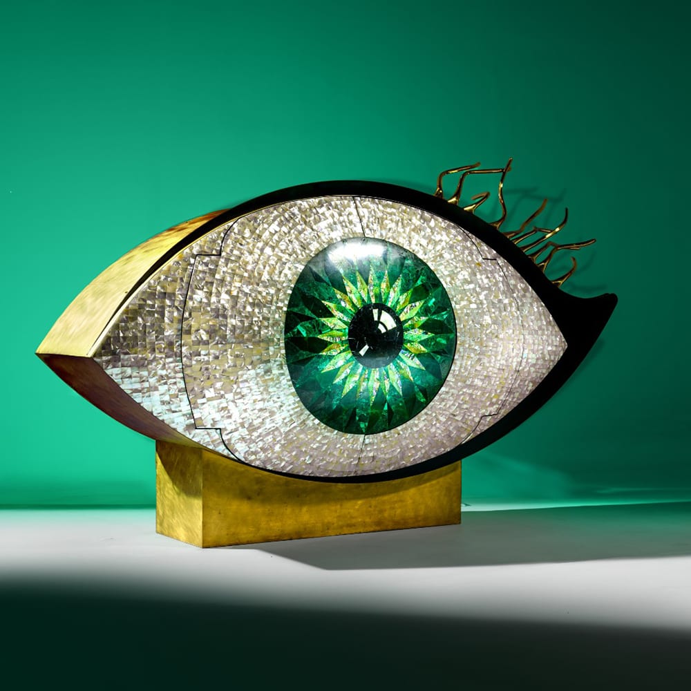 Nazar Bar Cabinet Emerald by Richard Yasmine, Scarlet Splendor, Cocolea