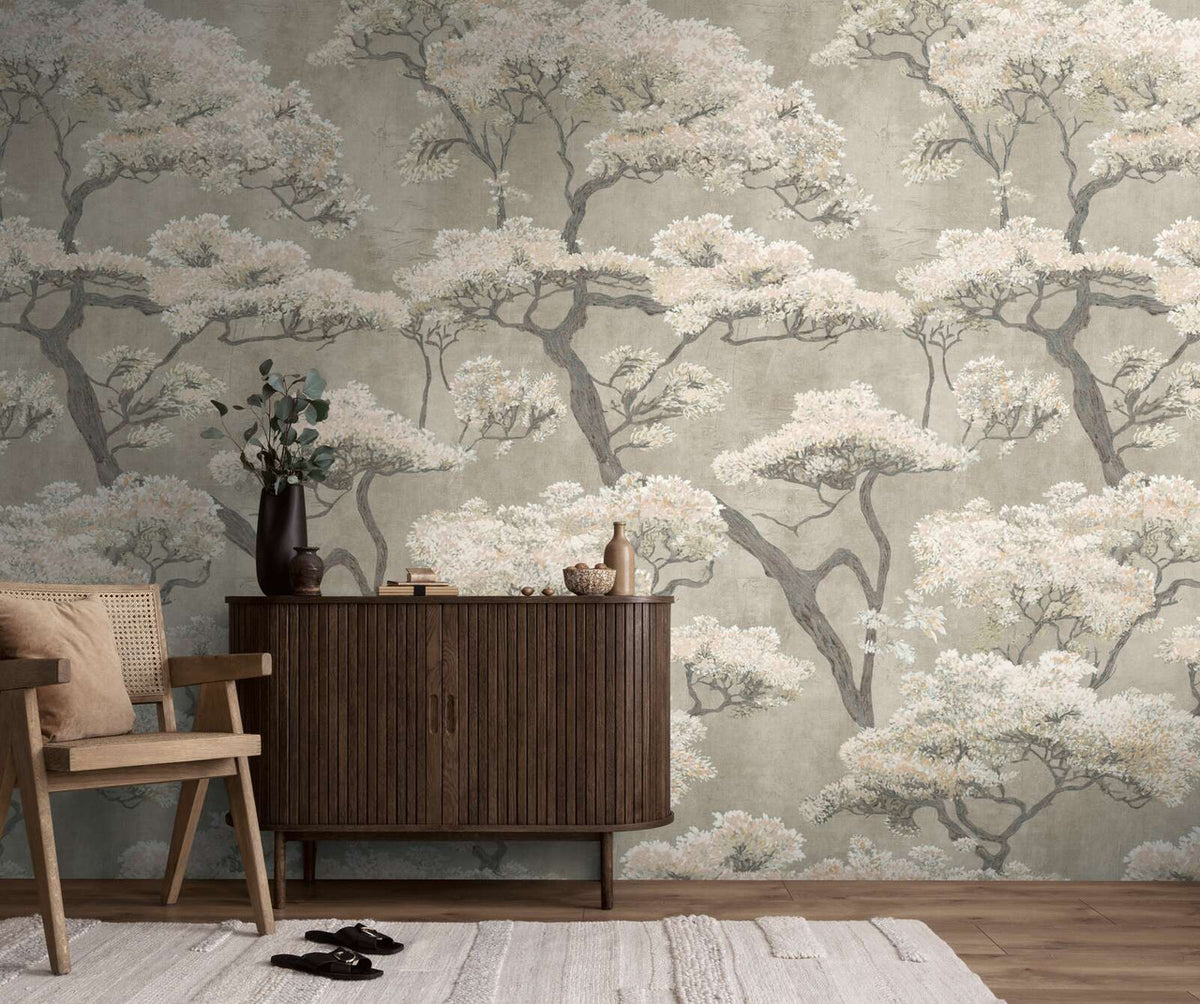 Chinoiserie Tree Wallpaper Panel, Cocolea Natty & Polly, , ,