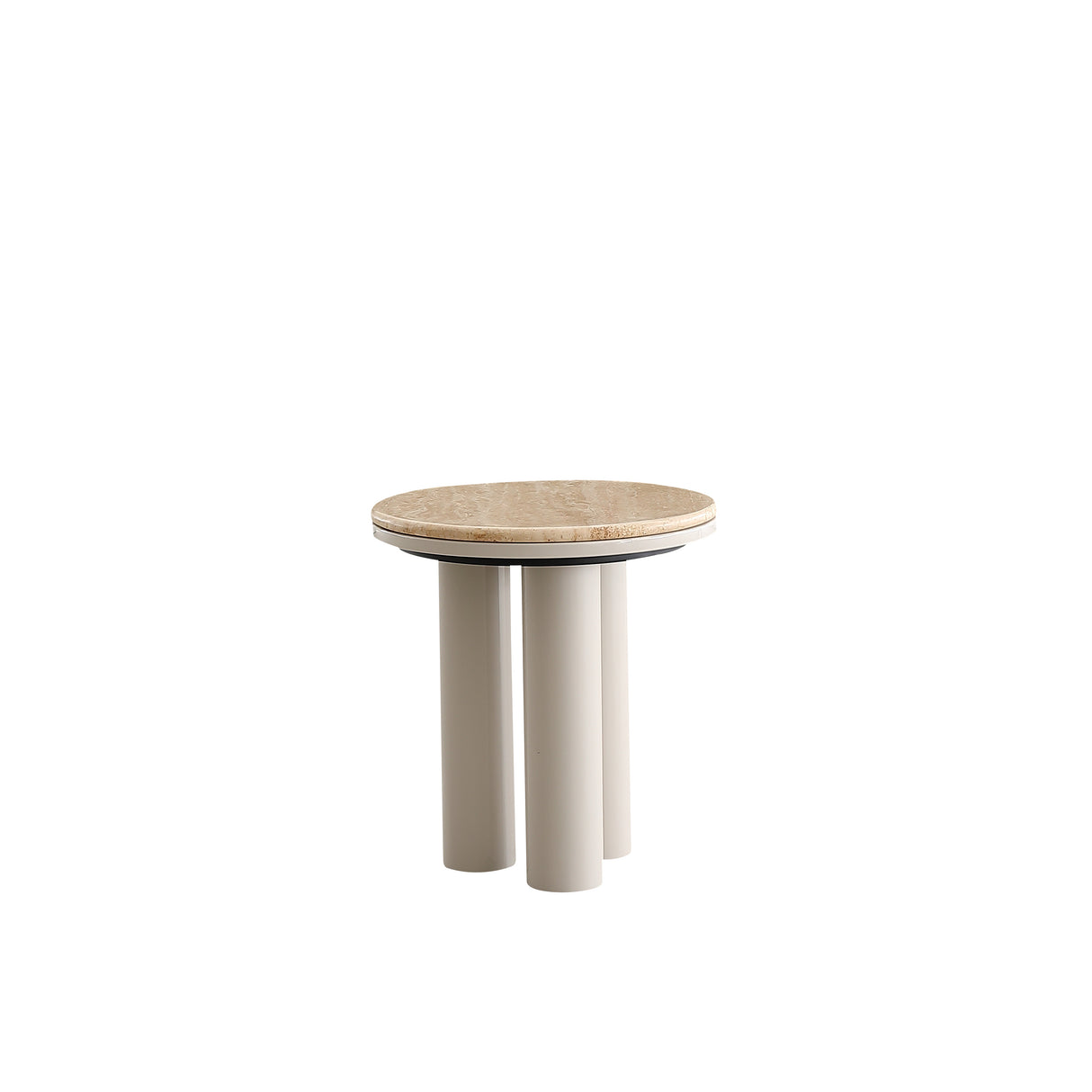 Cannes Travertine Side Table, Cocolea, , ,