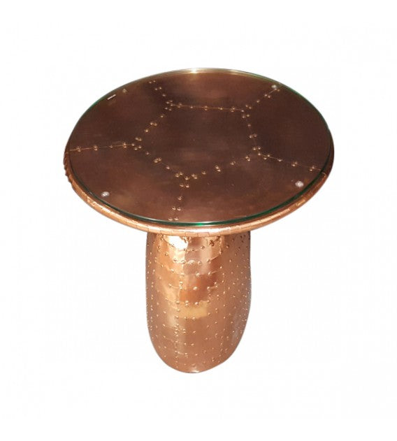 Raiders Riveted Copper Coffee Table, Cocolea, , ,