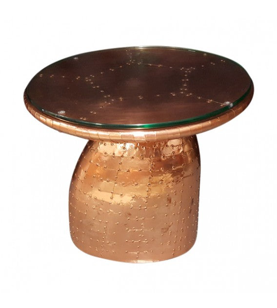 Raiders Riveted Copper Coffee Table, Cocolea, , ,