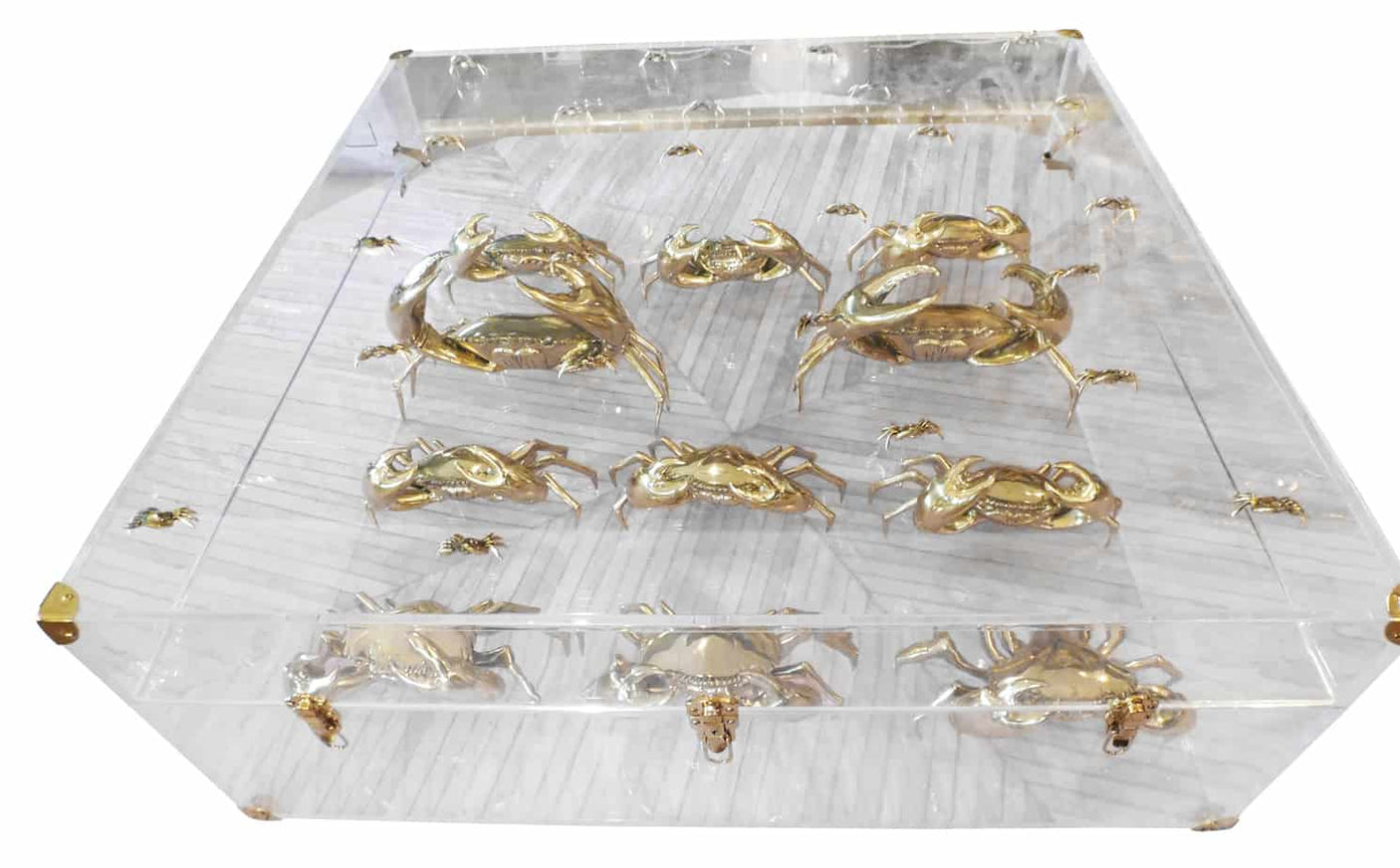 Pirato Grande Lucite Acrylic Storage Trunk Table - CUSTOMISE, Cocolea, , ,