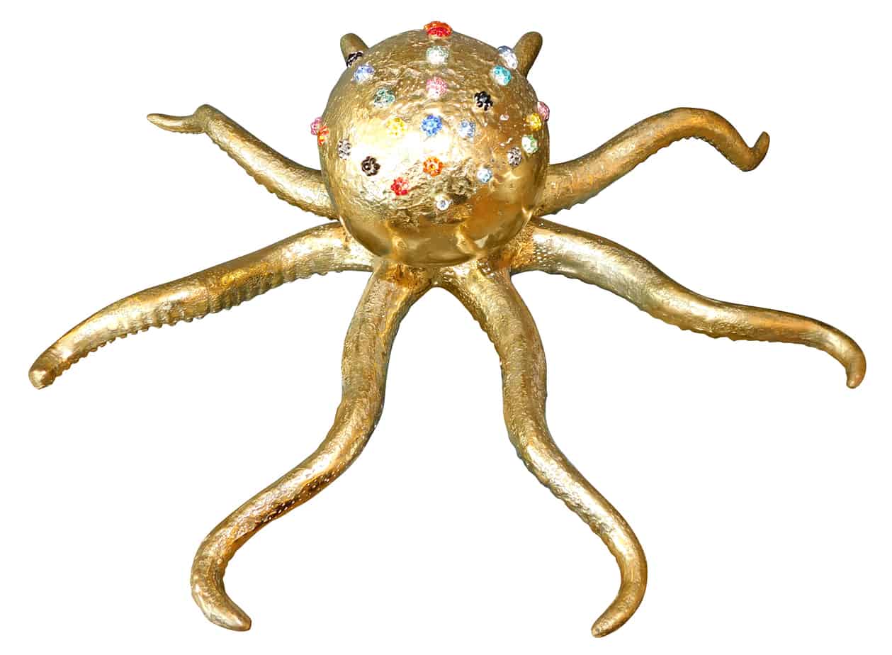 Sfixo Octopus Sculpture - Crystal embellished, Cocolea, , ,