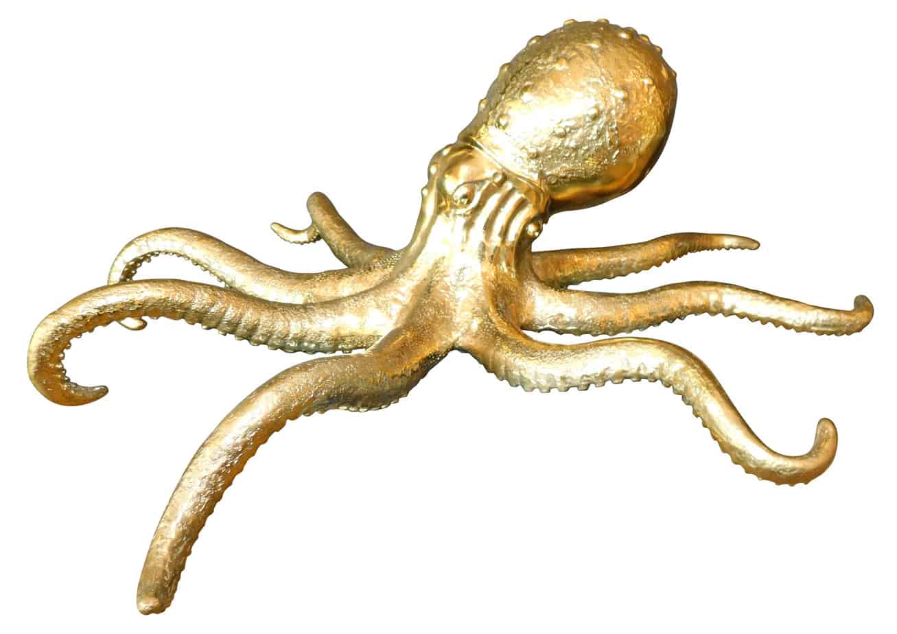 Sfixo Octopus Sculpture - Crystal embellished, Cocolea, , ,