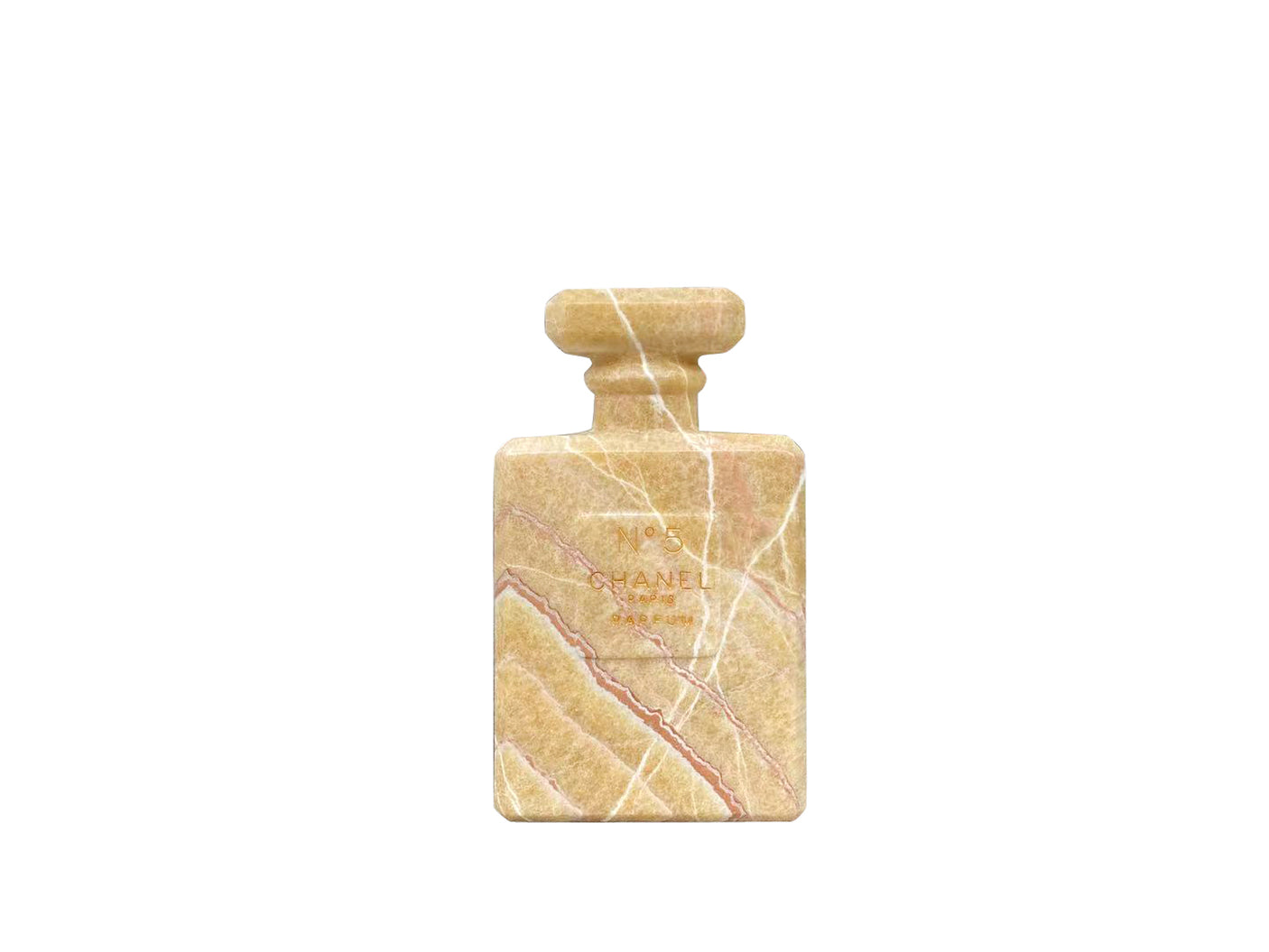 Cream Marble Chanel No5 Perfume Sculpture, Cocolea, , ,