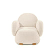 Dolce Armchair - Plush Ivory Boucle Fabric, Cocolea, , ,