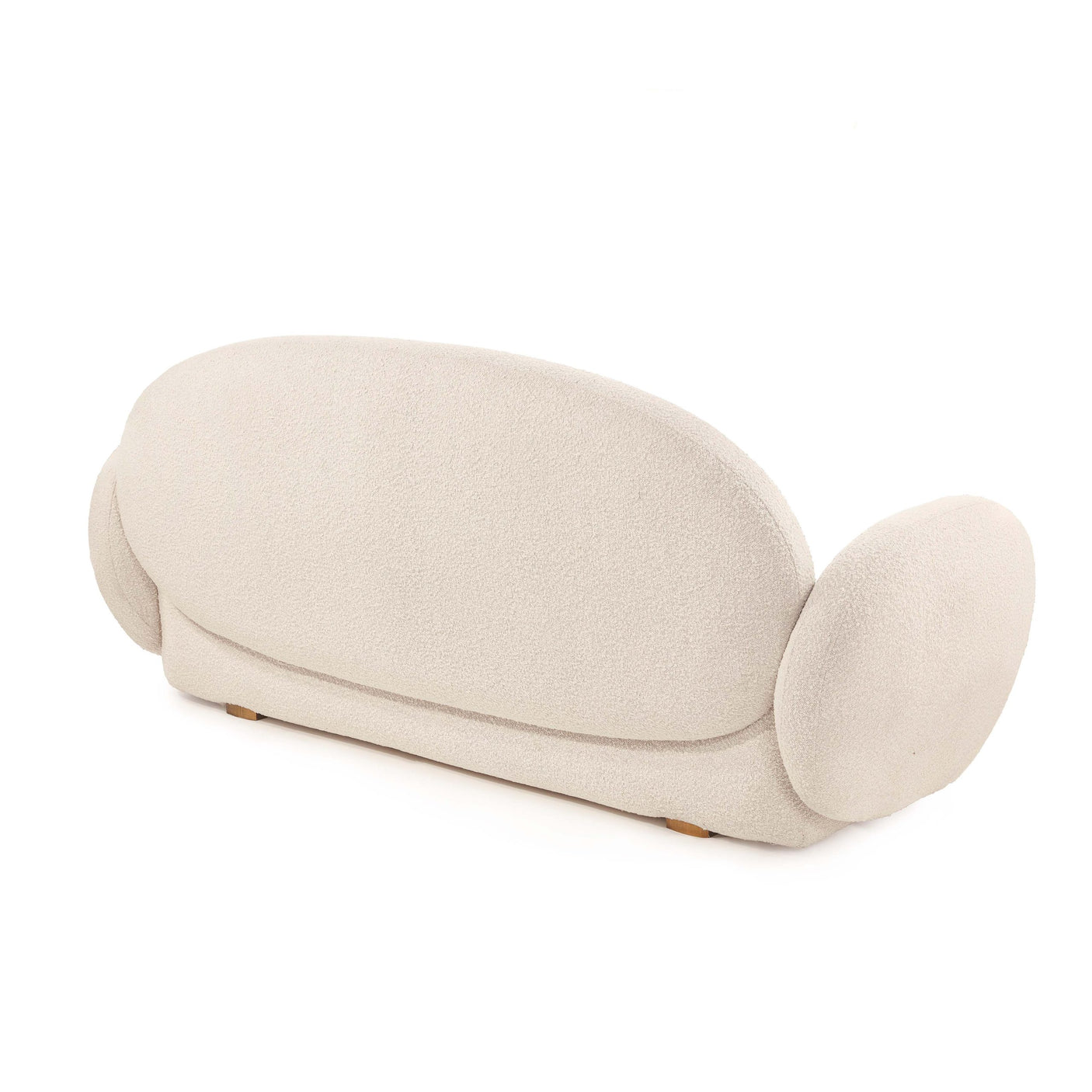 Dolce Sofa - Plush Ivory Boucle Fabric, Cocolea, , ,