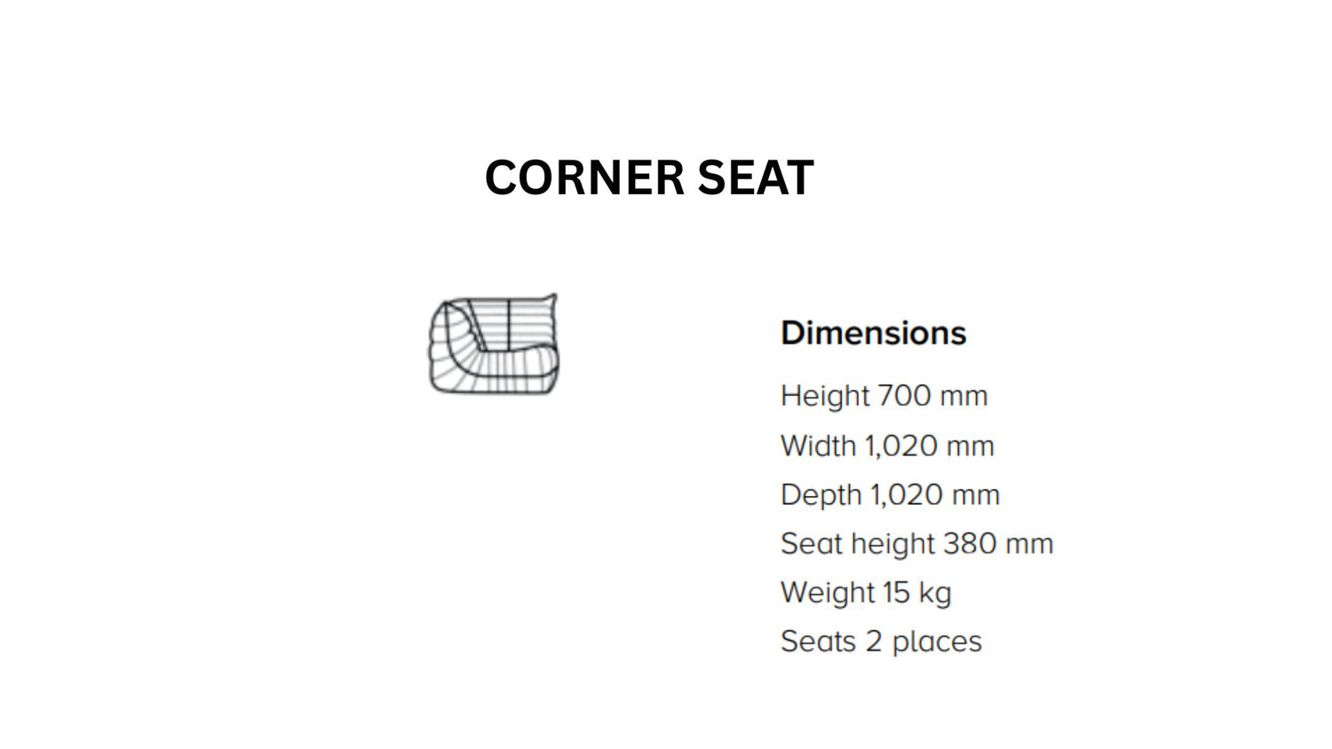 Greville Fireside Togo Modules - 2 modules only for clearance, Cocolea, , ,
