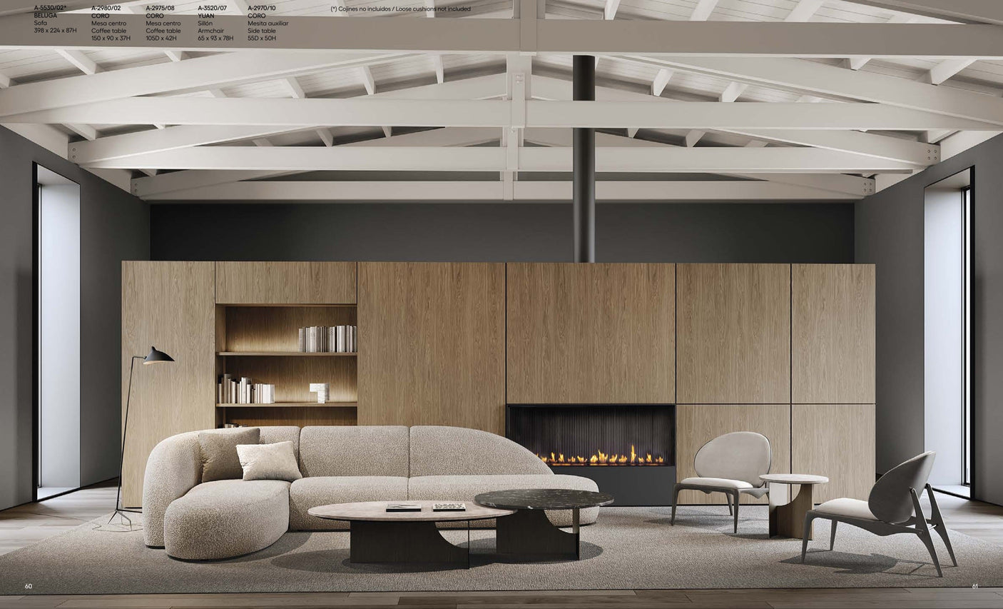 Beluga Belt Curved Modular Sofa, Cocolea, , ,