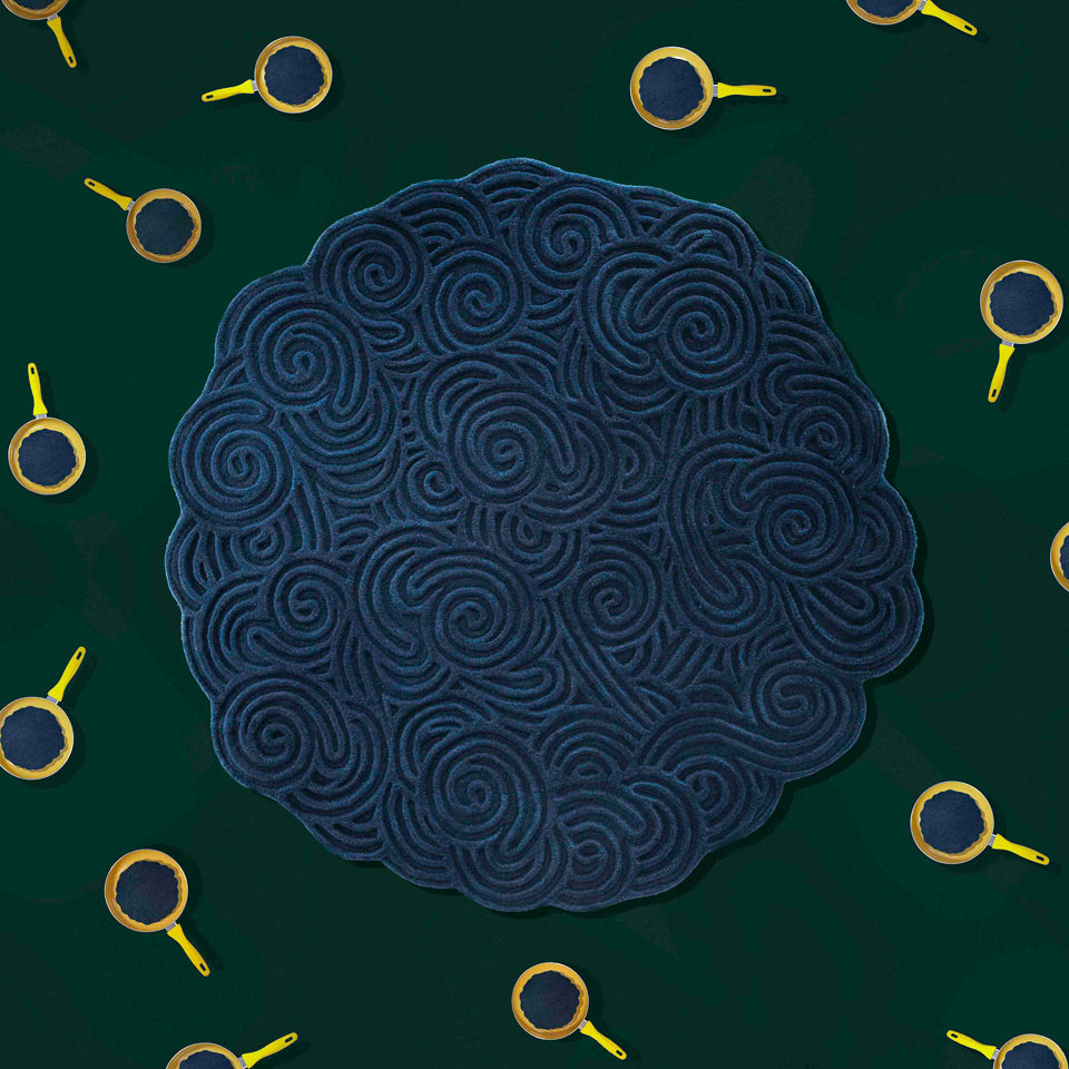 River Round Rug, Cocolea, , ,