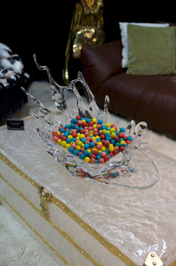 Splash Wine Bucket – Luxury Glacier Crystal Ice Bucket or Fruit Bowl, Cocolea, , ,