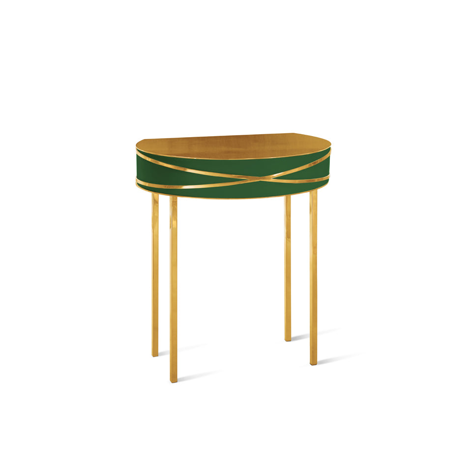Stella Console Verde Small Oro, Cocolea, , ,