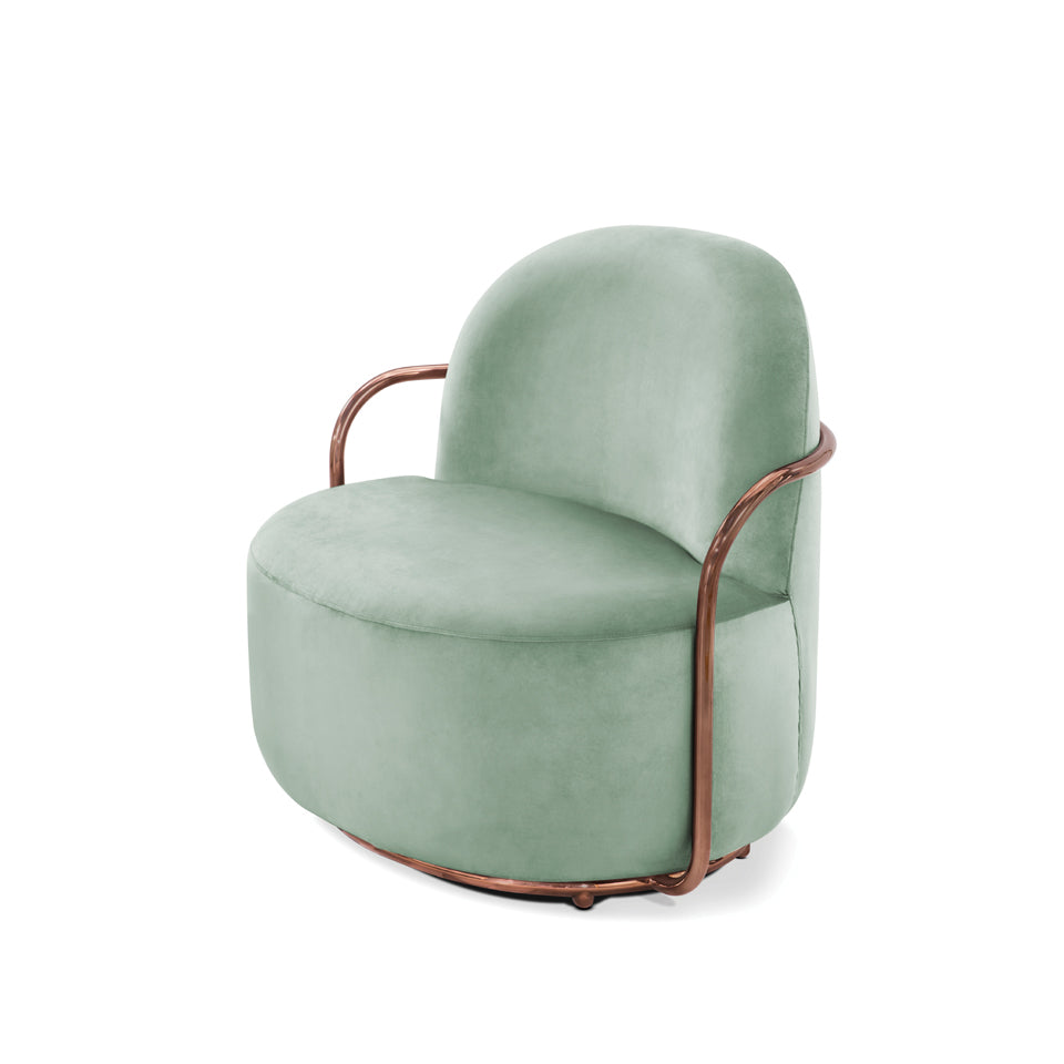 Orion Lounge Chair Jade Oro, Cocolea, , ,