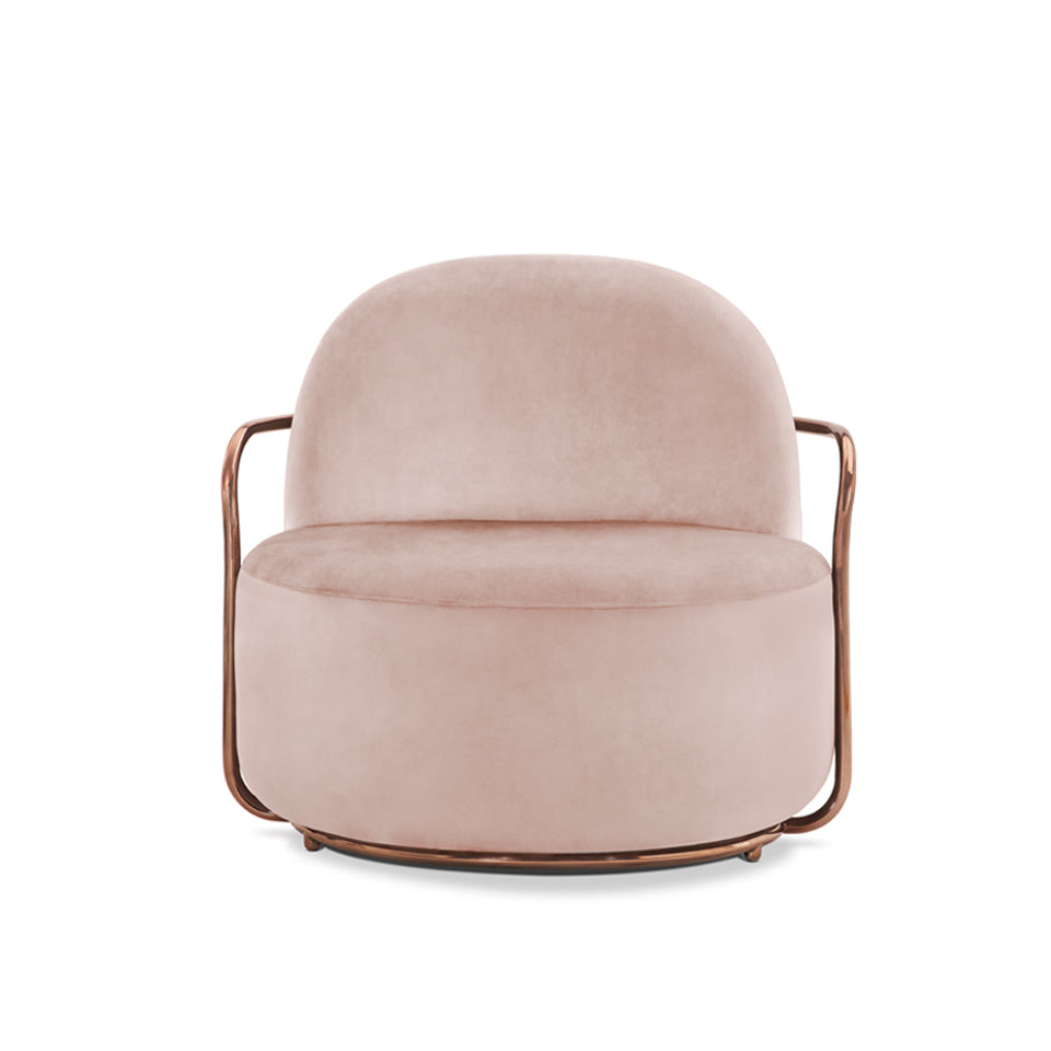Orion Lounge Chair Blush Oro, Cocolea, , ,