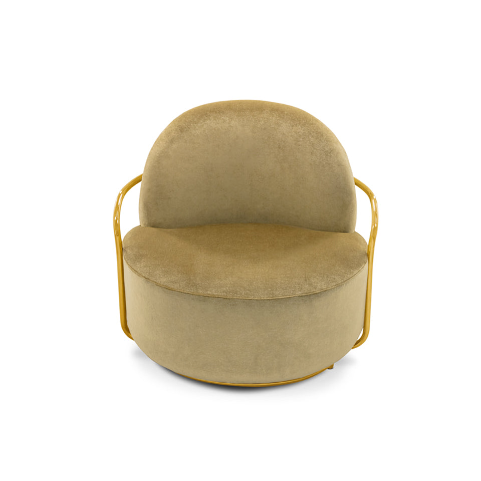 Orion Lounge Chair Gold Oro, Cocolea, , ,