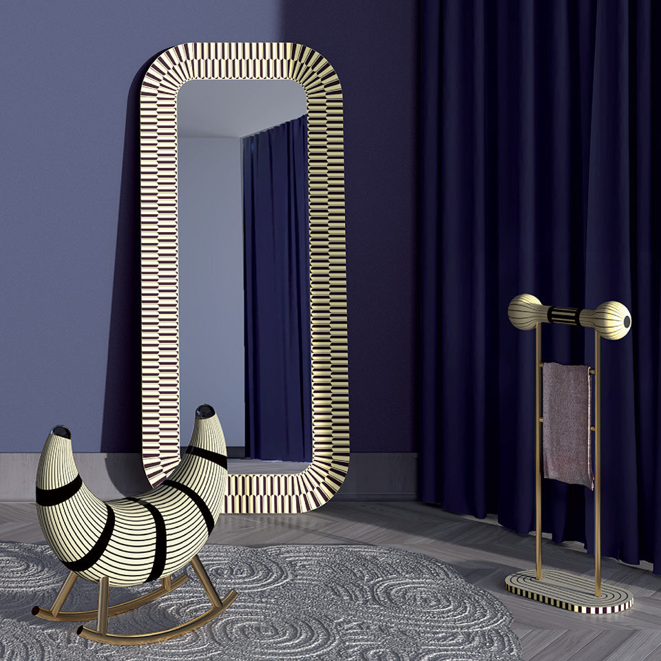 Strike Floor Mirror, Cocolea, , ,