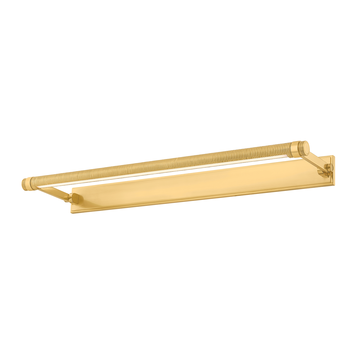 Duell Picture Light by Hudson Valley Lighting in Aged Brass