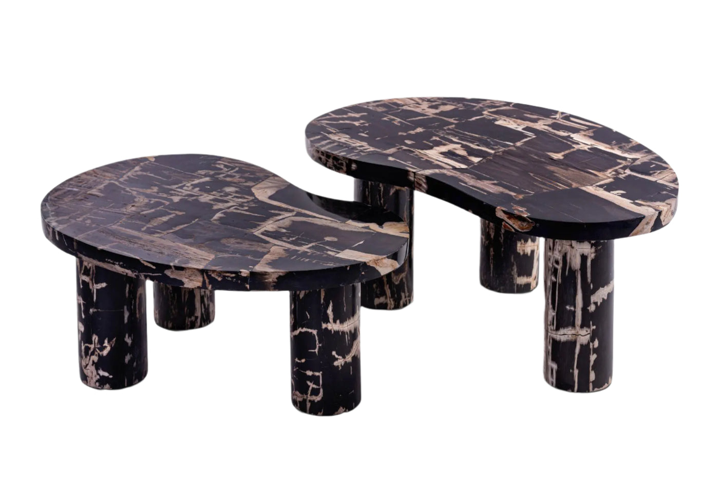 Obsidian Nesting Coffee Table Set — Luxe Neutral Collection, Cocolea, , ,