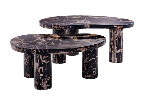 Obsidian Nesting Coffee Table Set — Luxe Neutral Collection, Cocolea, , ,