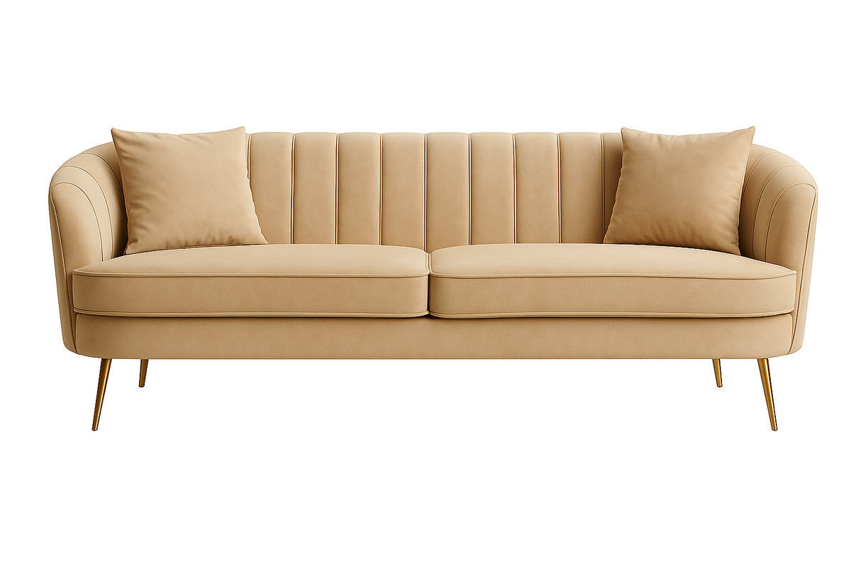 Roxy Curved Lounge – Custom Velvet Sofa | Custom, Cocolea, , ,