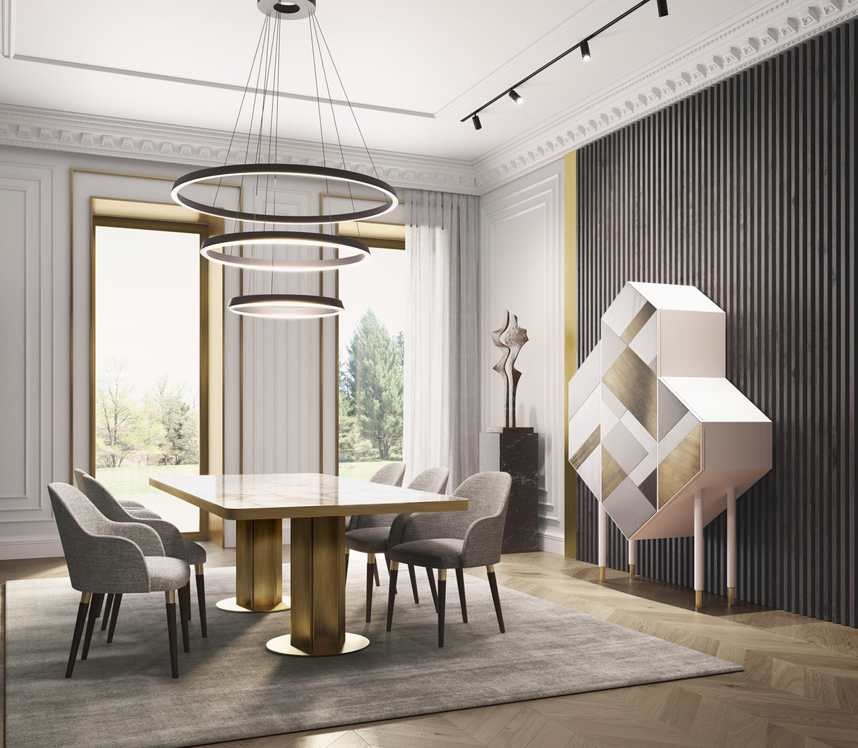 Mykonos Dining Table - Sculptural Simplicity, Cocolea, , ,