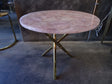 Strike Rose Quartz Side Table with Gold Metal Frame, Cocolea, , ,