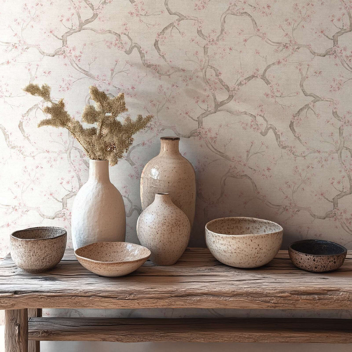 Trailing Cherry Tree Wallpaper, Cocolea Natty & Polly, , ,
