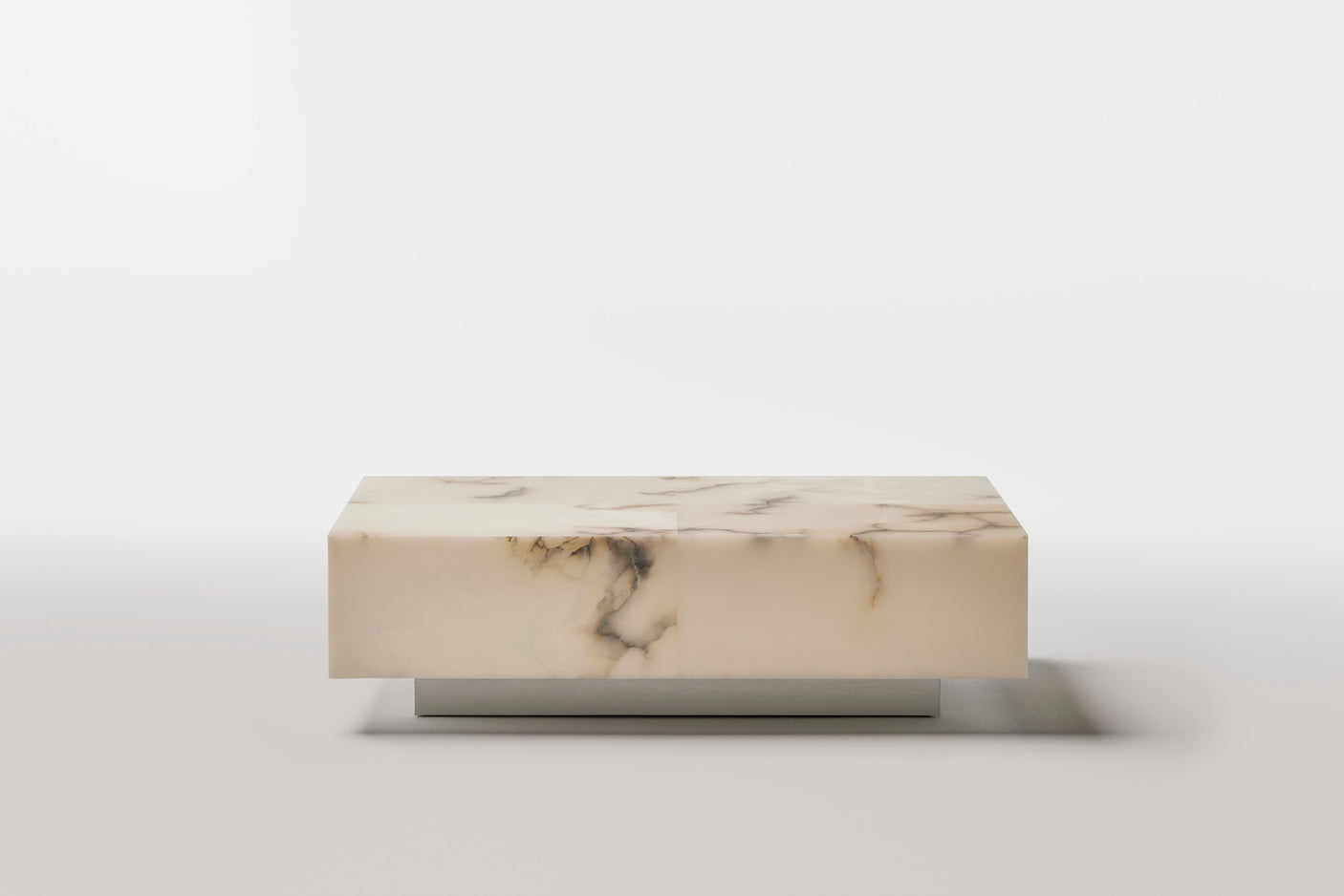 Yaiza Sculptural Natural Alabaster Coffee Table, Cocolea, , ,