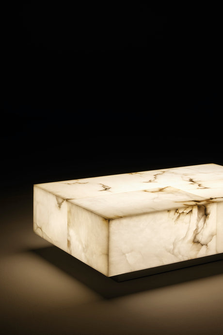 Yaiza Sculptural Natural Alabaster Coffee Table, Cocolea, , ,